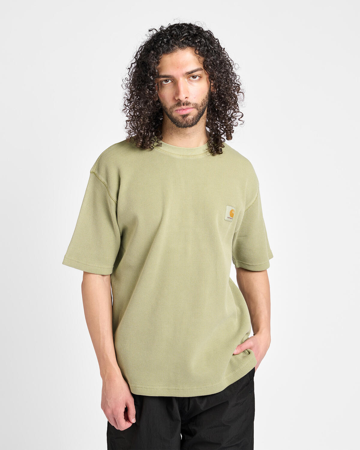 Carhartt WIP Nelson Waffle T-Shirt | I036185.3IEGD | AFEW STORE